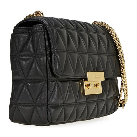 michael kors sloan extra large quilted shoulder bag|Kors sloan editor.